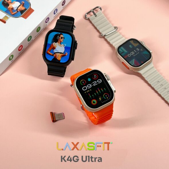 K4G Ultra Smart Watch – With SIM Support & Built-in Camera Smart watch | Rubber  Strap Support SIM Card | Sport Smart Watch | Bold Design (random color)