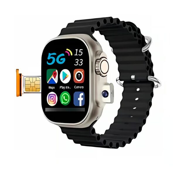 BW10 Pro 4G Smartwatch with Chip + Anti-Spy Camera 4G Sim Support & Direct Bluetooth calling | Best Quality Smartwatch (Random color)